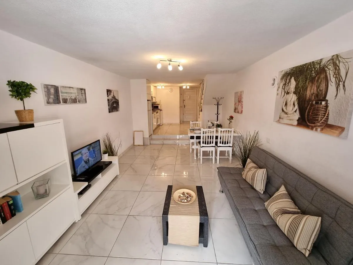 Duplex Apartment Vistamar, Sea-View, Heated Pool In Parque Santiago 2, Wifi 플라야데라스아메리카스 스페인